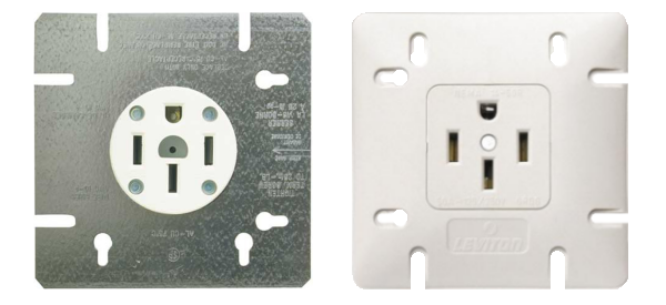 Prise électrique de la cuisiniere